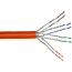 S/FTP CAT7 10 Gigabit 1000 MHz duplex netwerkkabel met vaste aders - AWG23 - LSZH / oranje - 500 meter