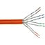 S/FTP CAT7 10 Gigabit 1000 MHz duplex netwerkkabel met vaste aders - AWG23 - LSZH / oranje - 100 meter