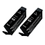 SecondLife Duopack inkt cartridges zwart voor HP type HP 920