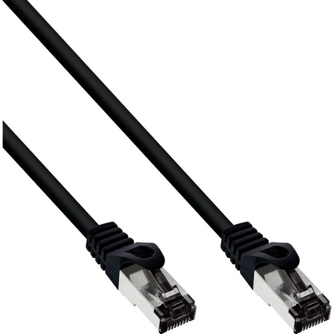 S/FTP CAT8.1 40 Gigabit netwerkkabel / zwart - LSZH - 0,25 meter