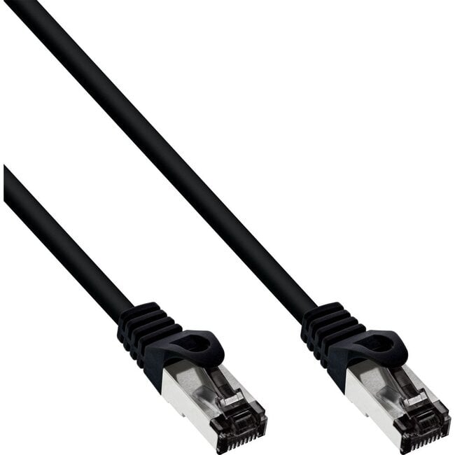 S/FTP CAT8.1 40 Gigabit netwerkkabel / zwart - LSZH - 1,5 meter