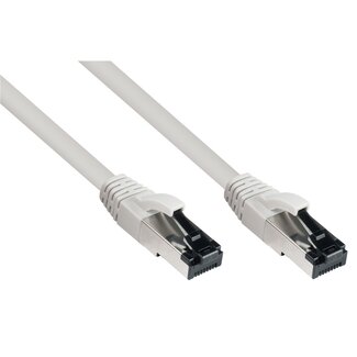 Good Connections S/FTP CAT8.1 40 Gigabit netwerkkabel / grijs - LSZH - 0,25 meter