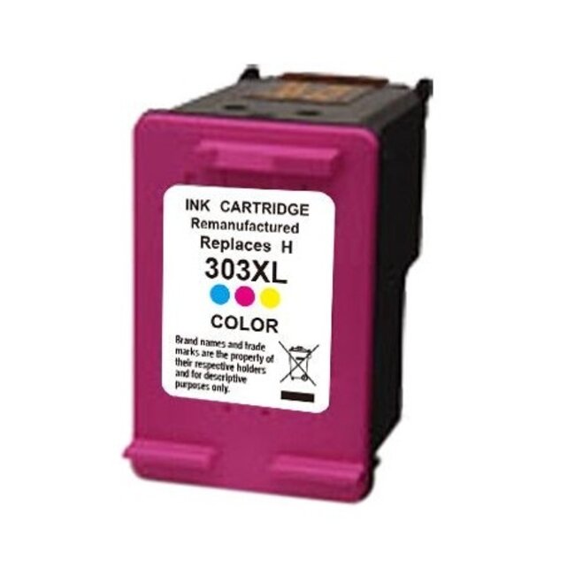 SecondLife inkt cartridge kleur voor HP type HP 303 XL