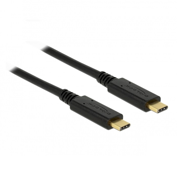 DeLOCK 83042 USB-kabel 0,5 m USB 3.2 Gen 2 (3.1 Gen 2) USB C Zwart