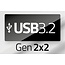Premium USB-C naar USB-C kabel - USB4 (tot 20 Gbit/s) - PD tot 100W - video tot 4K 60Hz / zwart - 2 meter