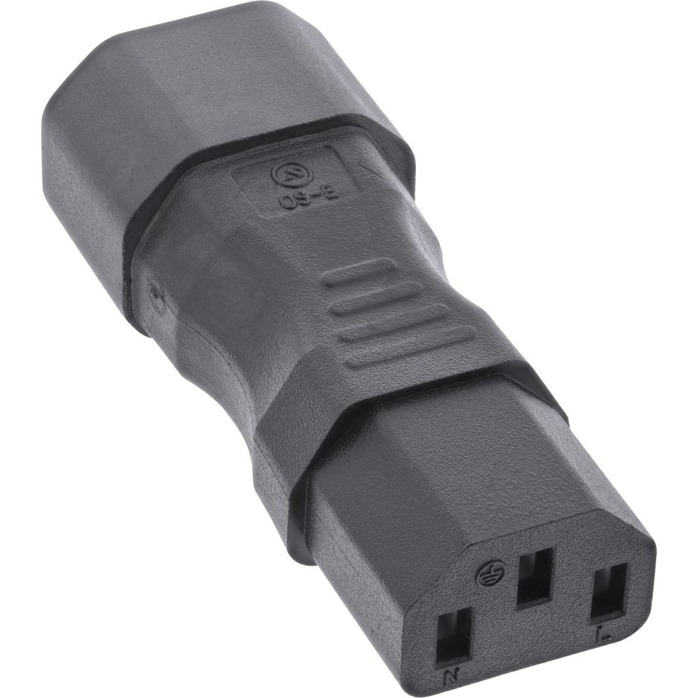 C13 - C14 Adapter - Zwart
