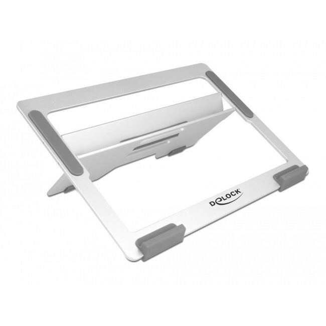 DeLOCK premium notebookstandaard met inklapbaar design / aluminium