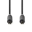 Nedis digitale optische Toslink audio kabel / zwart - 5 meter