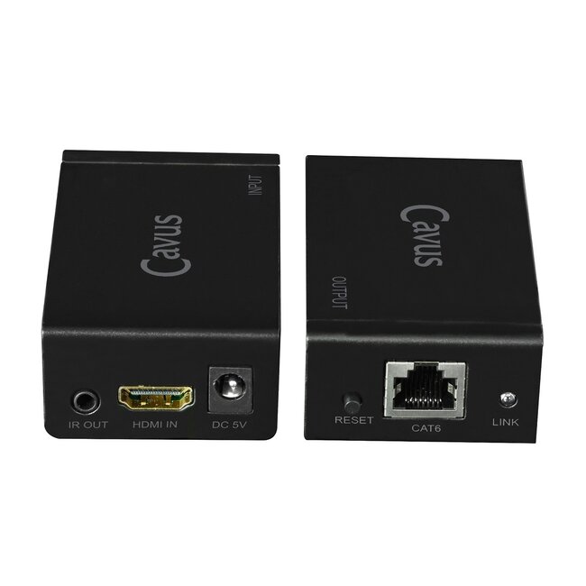 Cavus HDMI + IR verlenger over 1 netwerkkabel - 60 meter (Full HD)
