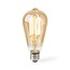 Nedis SmartLife Wi-Fi filament LED-lamp - E27 fitting - ST64 vorm / warm-wit (goud / glas)