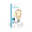 Nedis SmartLife Wi-Fi filament LED-lamp - E27 fitting - ST64 vorm / warm-wit (goud / glas)