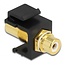 Tulp Keystone module - Tulp (v) | audio links (wit) | verguld | zwart