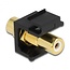Tulp Keystone module - Tulp (v) | audio links (wit) | verguld | zwart