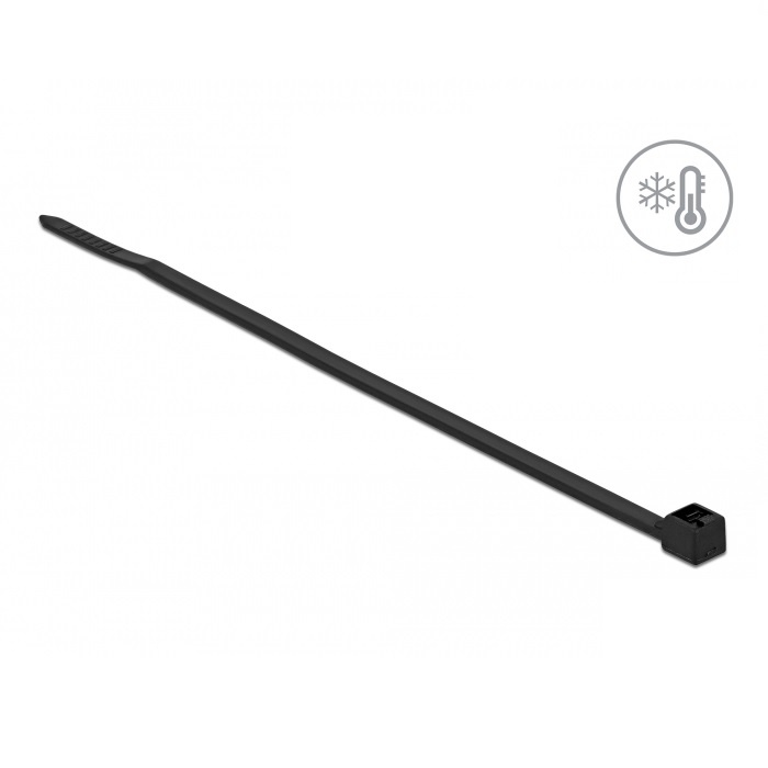 Tie-wraps 100 x 2,5mm / zwart - koudebestendig en UV-resistent (100 stuks)