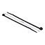 Tie-wraps 150 x 3,6mm / zwart - hittebestendig en UV-resistent (100 stuks)