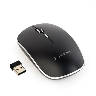 Gembird Gembird draadloze USB muis met 4 knoppen - 800-1600 DPI / zwart