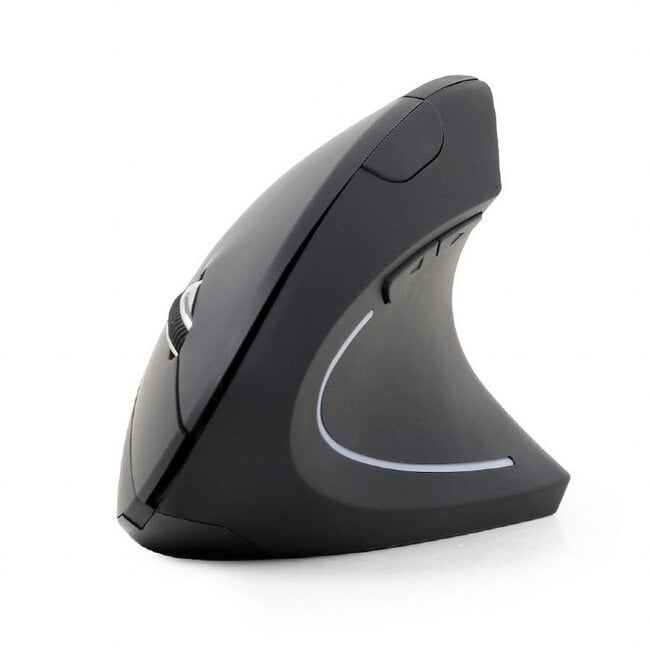 Gembird ergonomische draadloze USB muis - 800-1600 DPI / zwart