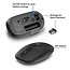 ACT draadloze USB muis met 4 knoppen - 800-1200 DPI / zwart