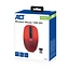 ACT draadloze USB muis met 4 knoppen - 800-1200 DPI / rood