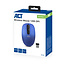ACT draadloze USB muis met 4 knoppen - 800-1200 DPI / blauw