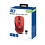 ACT draadloze USB muis met 6 knoppen - 1000-1600 DPI / rood