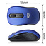 ACT draadloze USB muis met 6 knoppen - 1000-1600 DPI / blauw