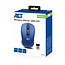ACT draadloze USB muis met 6 knoppen - 1000-1600 DPI / blauw