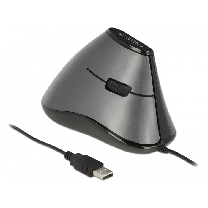 DeLOCK 12527 muis USB Type-A Optisch 800 DPI Rechtshandig
