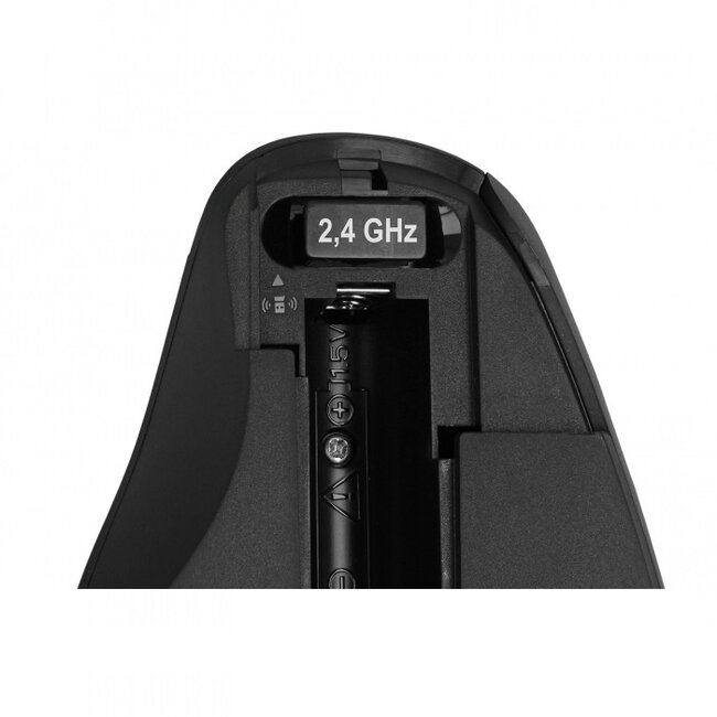 DeLOCK draadloze USB muis met 3 knoppen - 1600 DPI / zwart