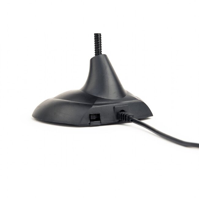 Gembird desk microfoon met lange flexibele nek - 1x 3,5mm Jack / zwart - 2 meter