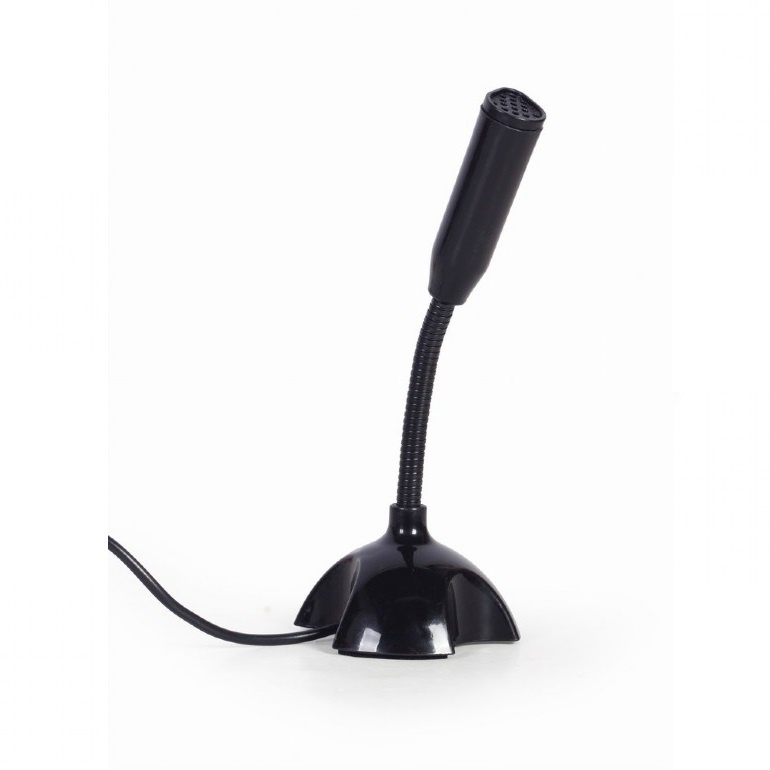 Gembird MIC-DU-02 microfoon Zwart PC-microfoon