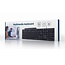 Gembird bedraad slimlime USB toetsenbord met 9 multimedia toetsen - QWERTY (US) / zwart - 1,3 meter