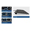 ACT bedraad slimline USB toetsenbord met 12 multimedia toetsen en verlichting - AZERTY (BE) / grijs/zwart - 1,5 meter