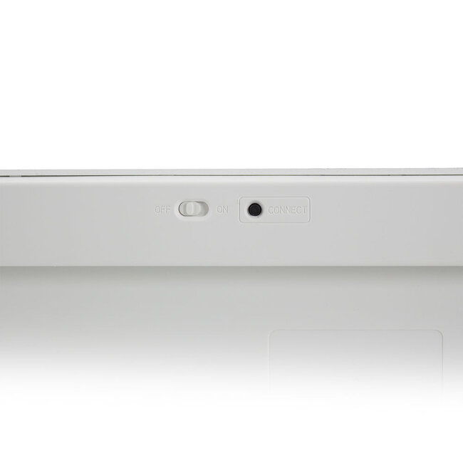 ACT portable multimedia Bluetooth toetsenbord - AZERTY (BE) / zilver/wit