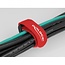 Klittenband kabelbinders met gesp 150 x 20mm / rood (5 stuks)