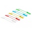 Tie-wraps 180 x 2,5mm / diverse kleuren - met label (10 stuks)