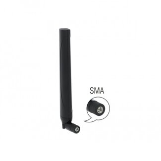 DeLOCK 5G antenne - omnidirectioneel - SMA (m) - -0,5-2,3 dBi / zwart