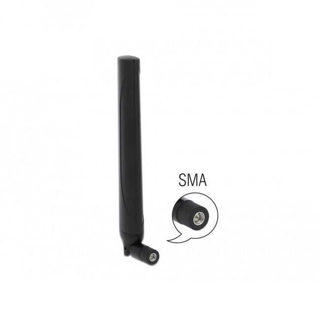 5G antenne - omnidirectioneel - SMA (m) - -0,5-2,3 dBi / zwart