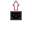 C13 (haaks/boven met IEC Lock) - C14 stroomkabel voor UPS/PDU - 3x 1.00mm / zwart - 2 meter