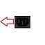 C13 (haaks/links met IEC Lock) - C14 stroomkabel voor UPS/PDU - 3x 1.00mm / zwart - 2 meter