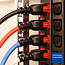 C13 (met IEC Lock) - C14 (met IEC Lock) stroomkabel voor UPS/PDU - 3x 1.00mm / wit - 0,50 meter