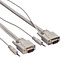 Premium VGA monitor kabel met audio - CU koper aders / beige - 3 meter
