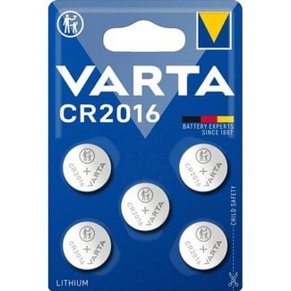 Varta Varta CR2016 Lithium knoopcel-batterij / 5 stuks