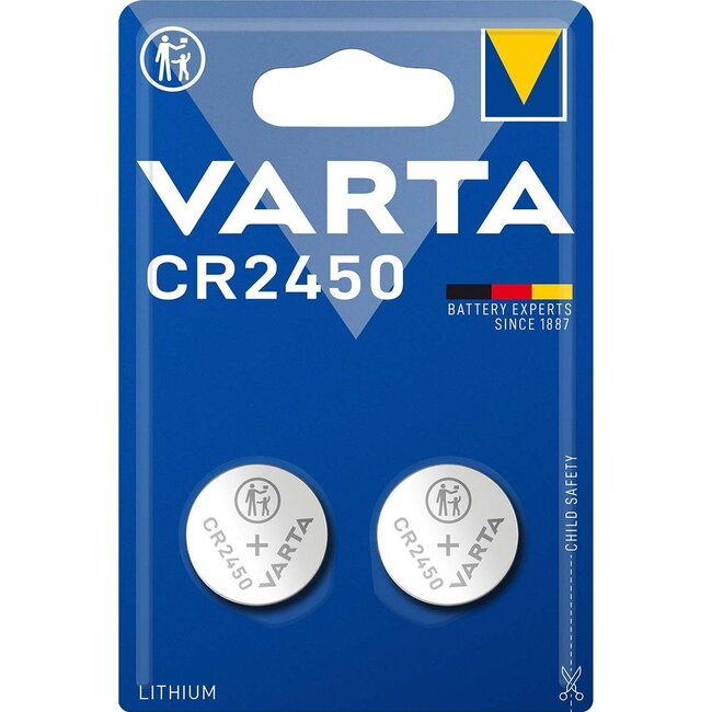 Varta CR2450 Lithium knoopcel-batterij / 2 stuks