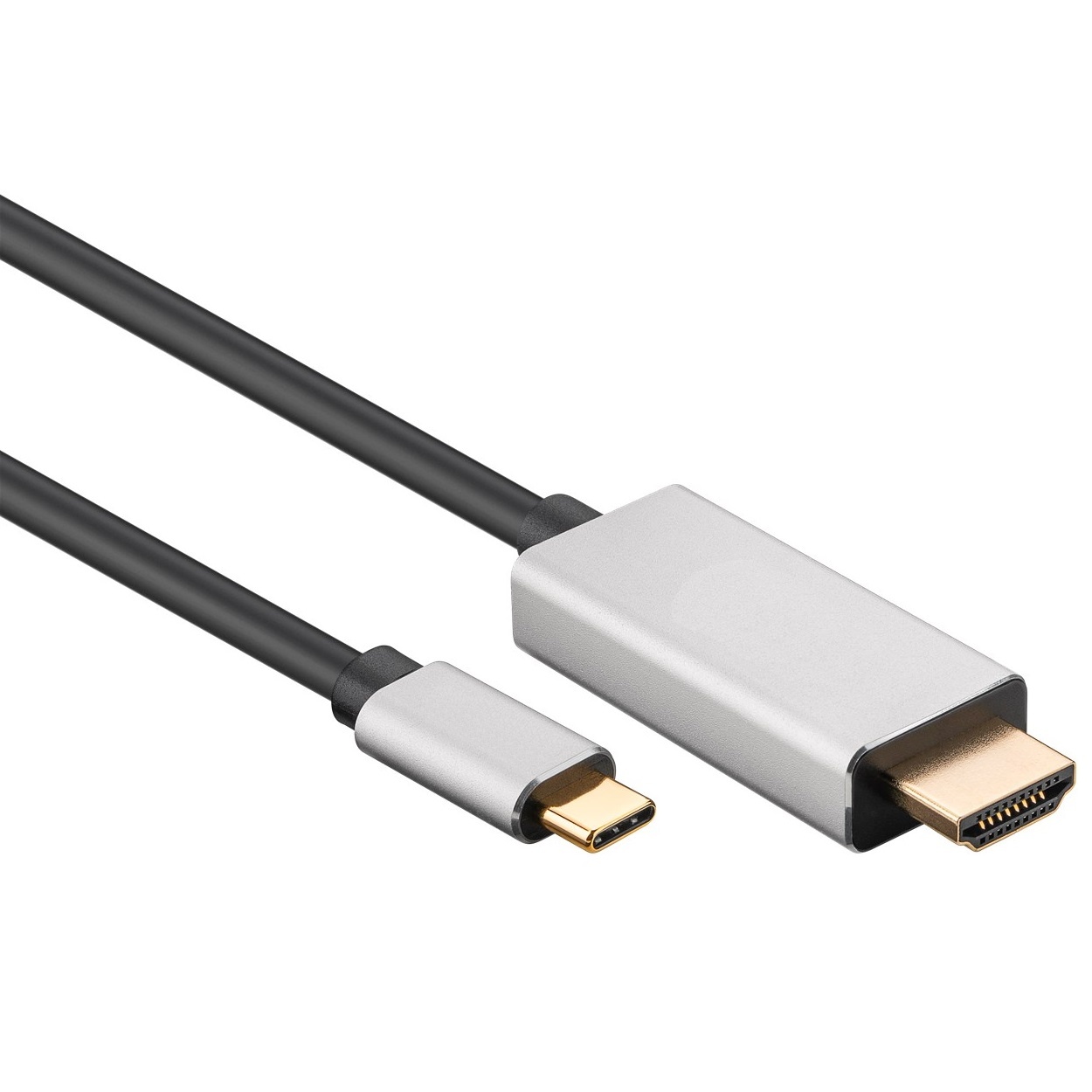 USB-C naar HDMI kabel - DP 1.3 / HDMI 2.1 / DP Alt Mode (8K 30Hz) / zwart - 2 meter