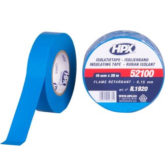 HPX HPX isolatietape 19mm / 20m / blauw