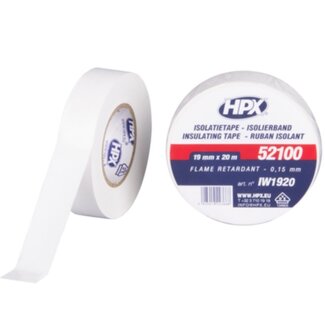 HPX HPX isolatietape 19mm / 20m / wit