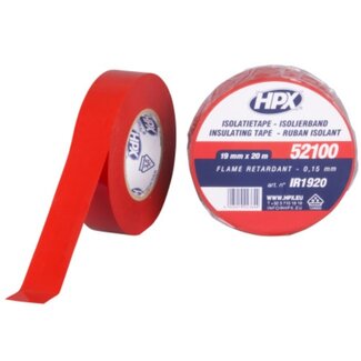 HPX HPX isolatietape 19mm / 20m / rood