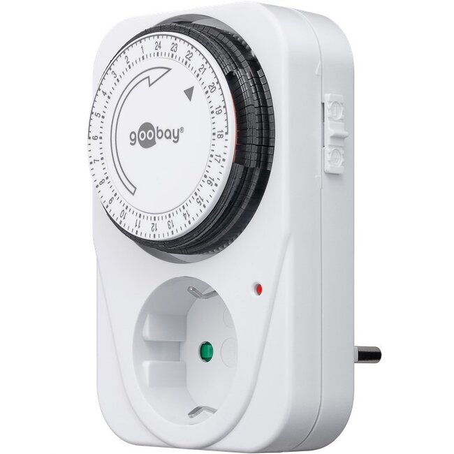 Goobay tijdschakelklok set van 2 stuks - mechanisch (96 schakelingen per 24u) - voor binnen / wit