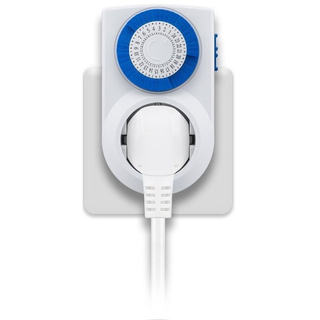 Goobay tijdschakelklok - mechanisch (48 schakelingen per 24u) - voor binnen / wit